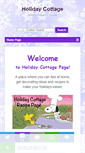 Mobile Screenshot of holidaycottagepage.com